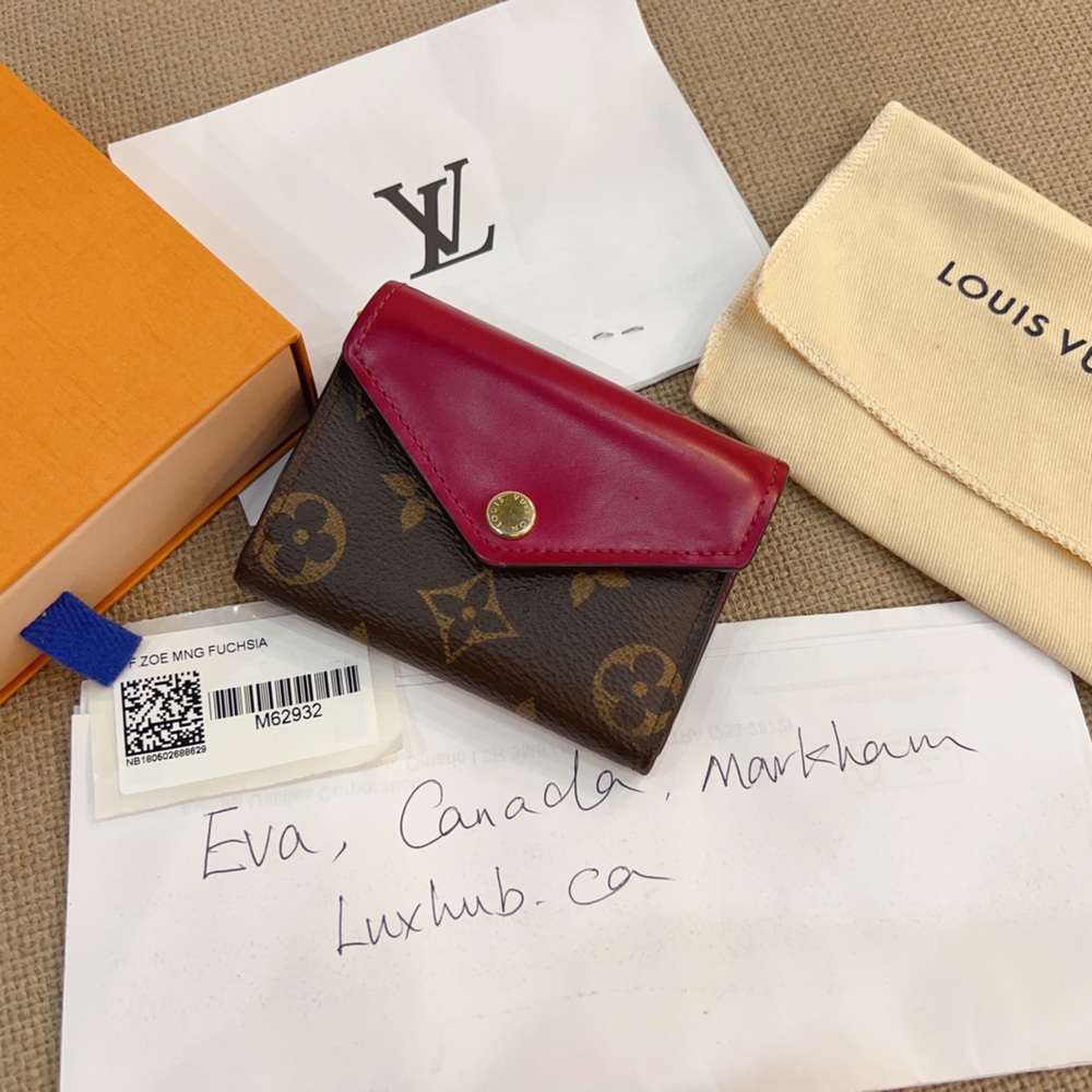 Louis Vuitton Monogram Zoe Wallet